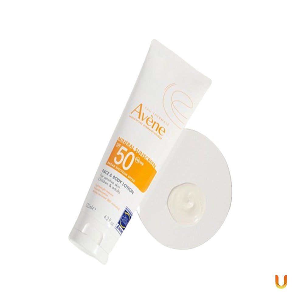 Skip to the beginning of the images gallery Avene Mineral Sunscreen Face & Body Lotion SPF 50