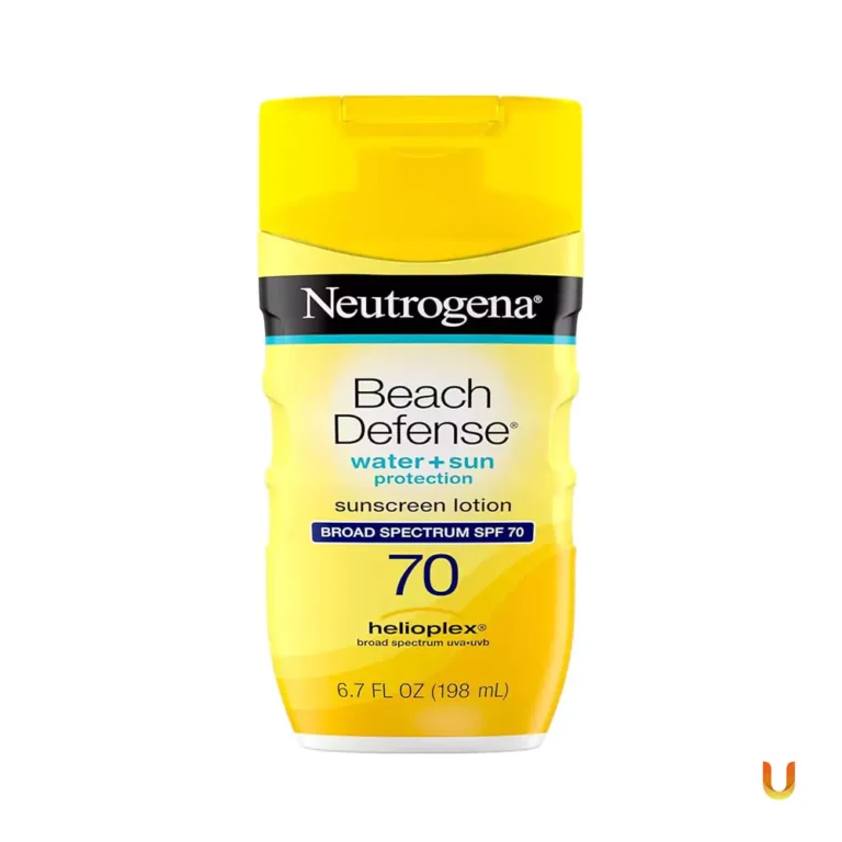 Neutrogena Beach Defense Water + Sun Protection Oxybenzone Free Sunscreen Lotion Broad Spectrum SPF 70