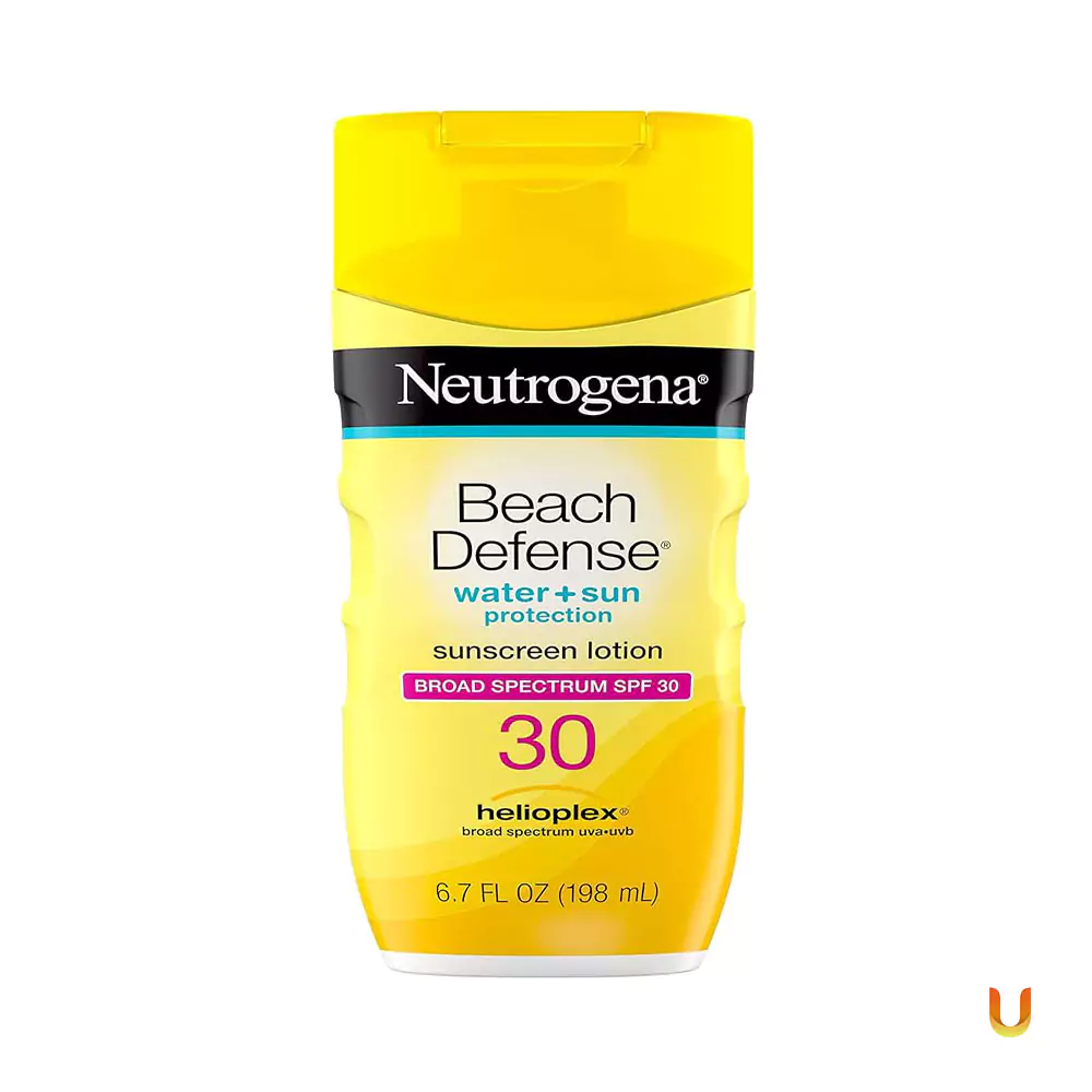 Neutrogena Beach Defense Water + Sun Protection Sunscreen Lotion Broad Spectrum SPF 30