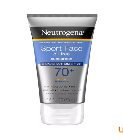 Neutrogena Sport Face Oil-Free Lotion Sunscreen Broad Spectrum SPF 70+