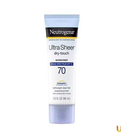 Neutrogena Ultra Sheer Dry Touch Oxybenzone Free Sunscreen Lotion Broad Spectrum SPF 70