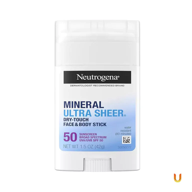 Neutrogena Ultra Sheer Face & Body Mineral Sunscreen Stick Broad Spectrum SPF 50